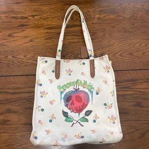 Disney x COACH Snow White POISON APPLE Canvas Tote